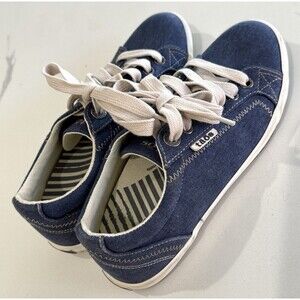 Taos Women's Star Burst‎ Sneaker Navy/Tan size 5.5 Casual Comfort Shoes Arch